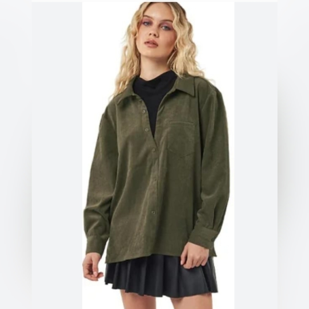 Sonoma Dark Green Casual Shirt Size L